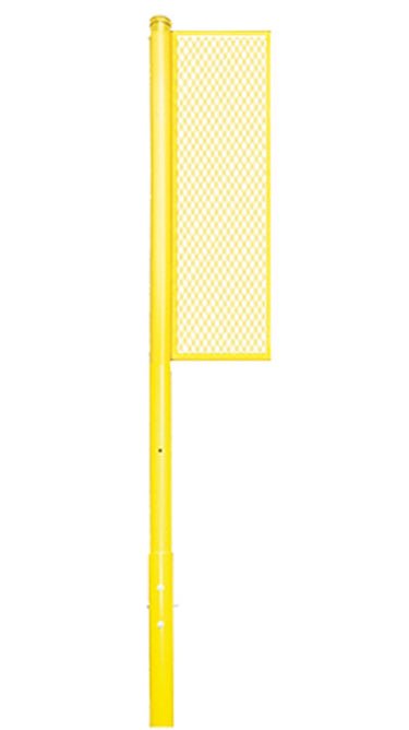 Foul Poles - Collegiate (15 ft.) - Baseball/Softball (Semi-Permanent) (Yellow)